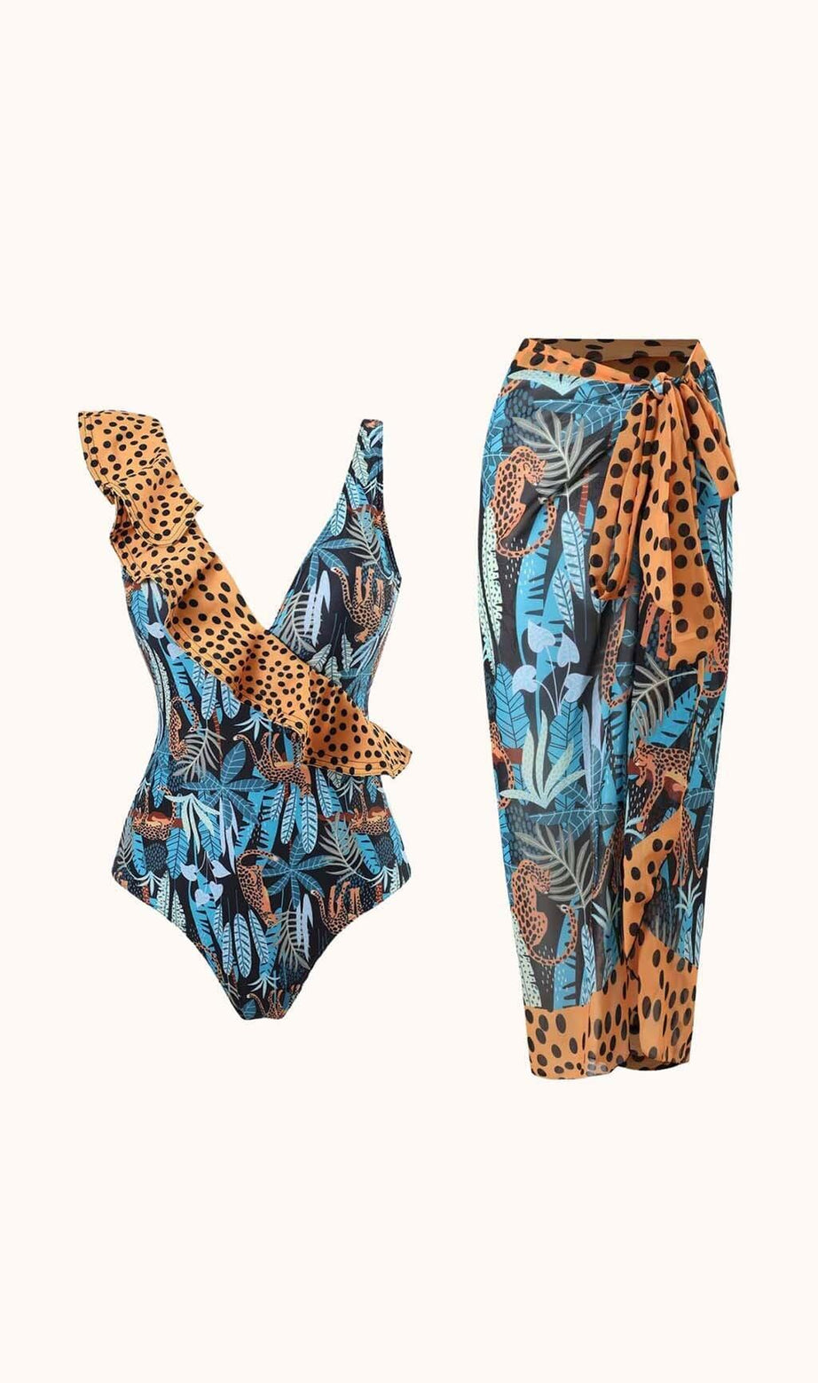 Set due pezzi da bagno Rue Ruffle