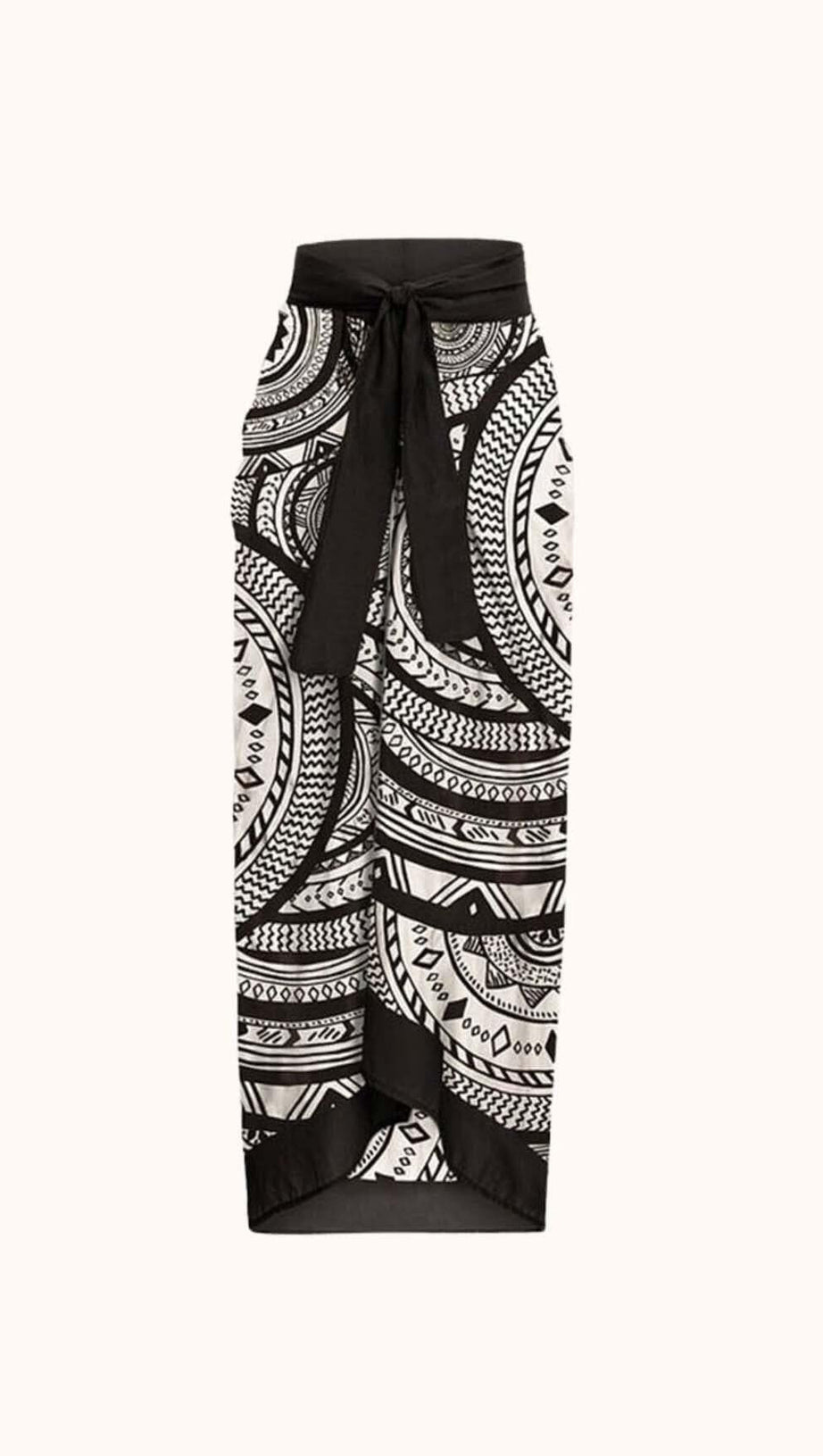 GEORGIANNA RUFFLE PRINTED SWIMWEAR TWO PIECE SET