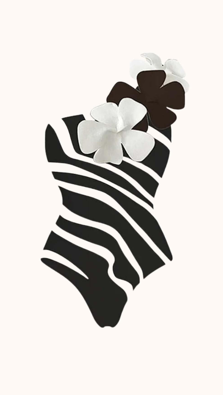 CONNIE ONE SHOULDER SWIMWEAR TWO PIECE SET