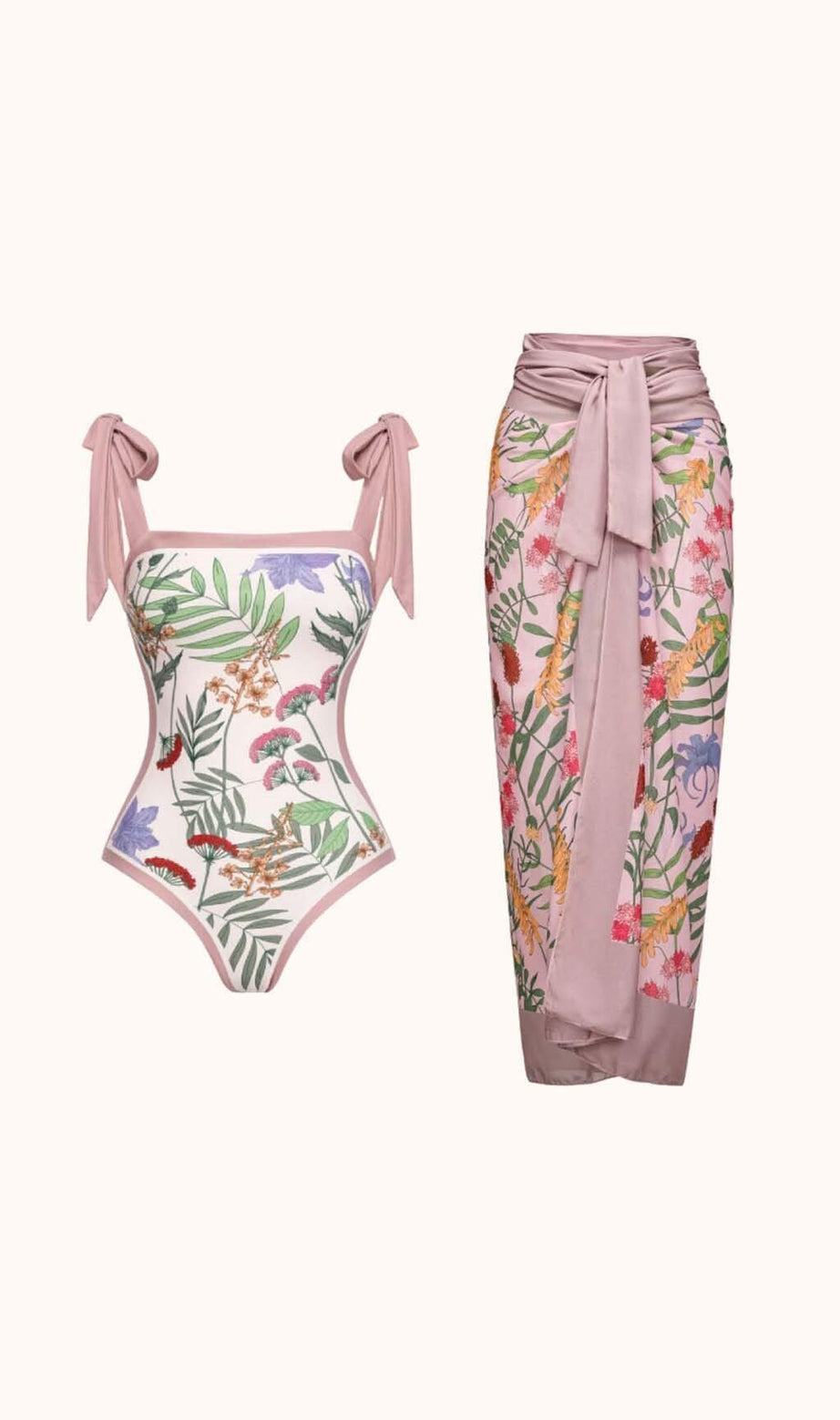 Dolly Printed Swimwear Two Piece Set