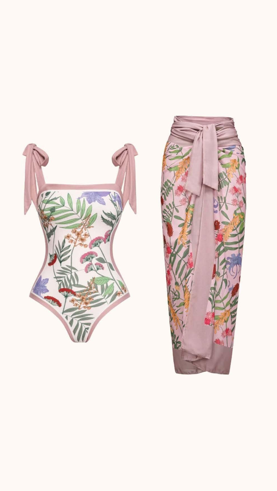 DOLLY PRINTED SWIMWEAR TWO PIECE SET