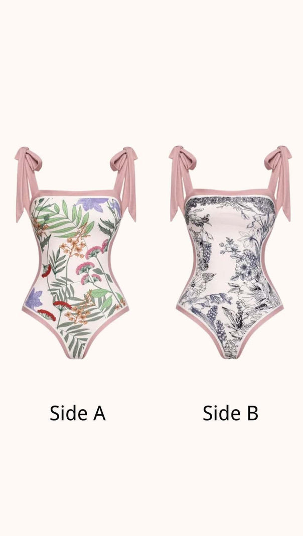 AIIZIE DOLLY PRINTED SWIMWEAR TWO PIECE SET - product image