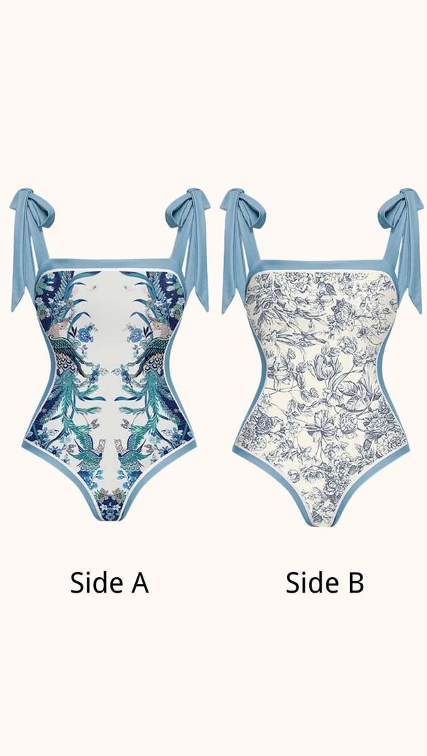 AIIZIE TABITHA PRINTED SWIMWEAR TWO PIECE SET - product image