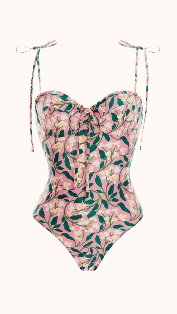 AIIZIE PADME FLORAL SWIMWEAR TWO PIECE SET - product image