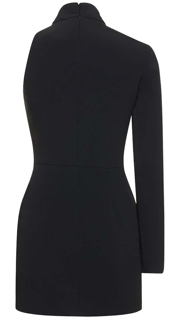 AIIZIE STARFISH EMBELLISHED MINI DRESS IN BLACK - product image