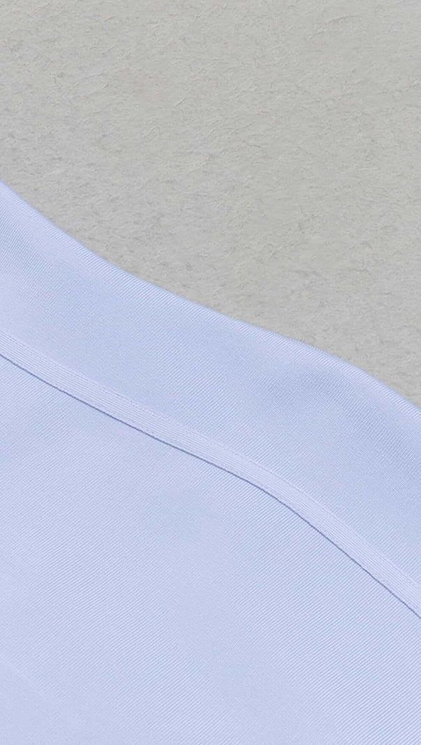 AIIZIE STRAPPY BANDAGE MINI DRESS IN BLUE - product image