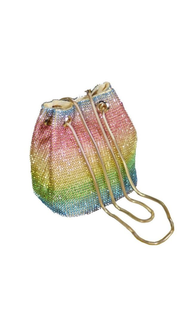 AIIZIE LALA RAINBOW DIAMANTE BAG - product image