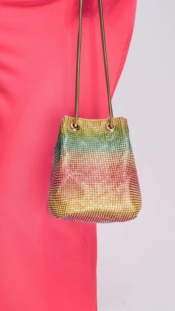 AIIZIE LALA RAINBOW DIAMANTE BAG - product image