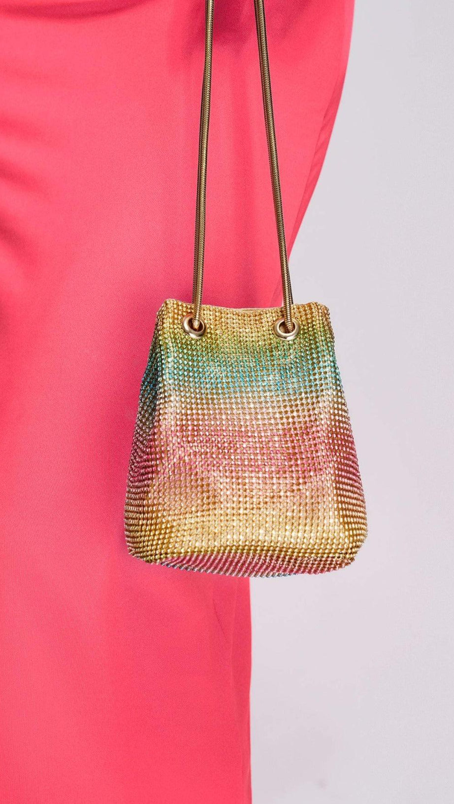 LALA RAINBOW DIAMANTE BAG