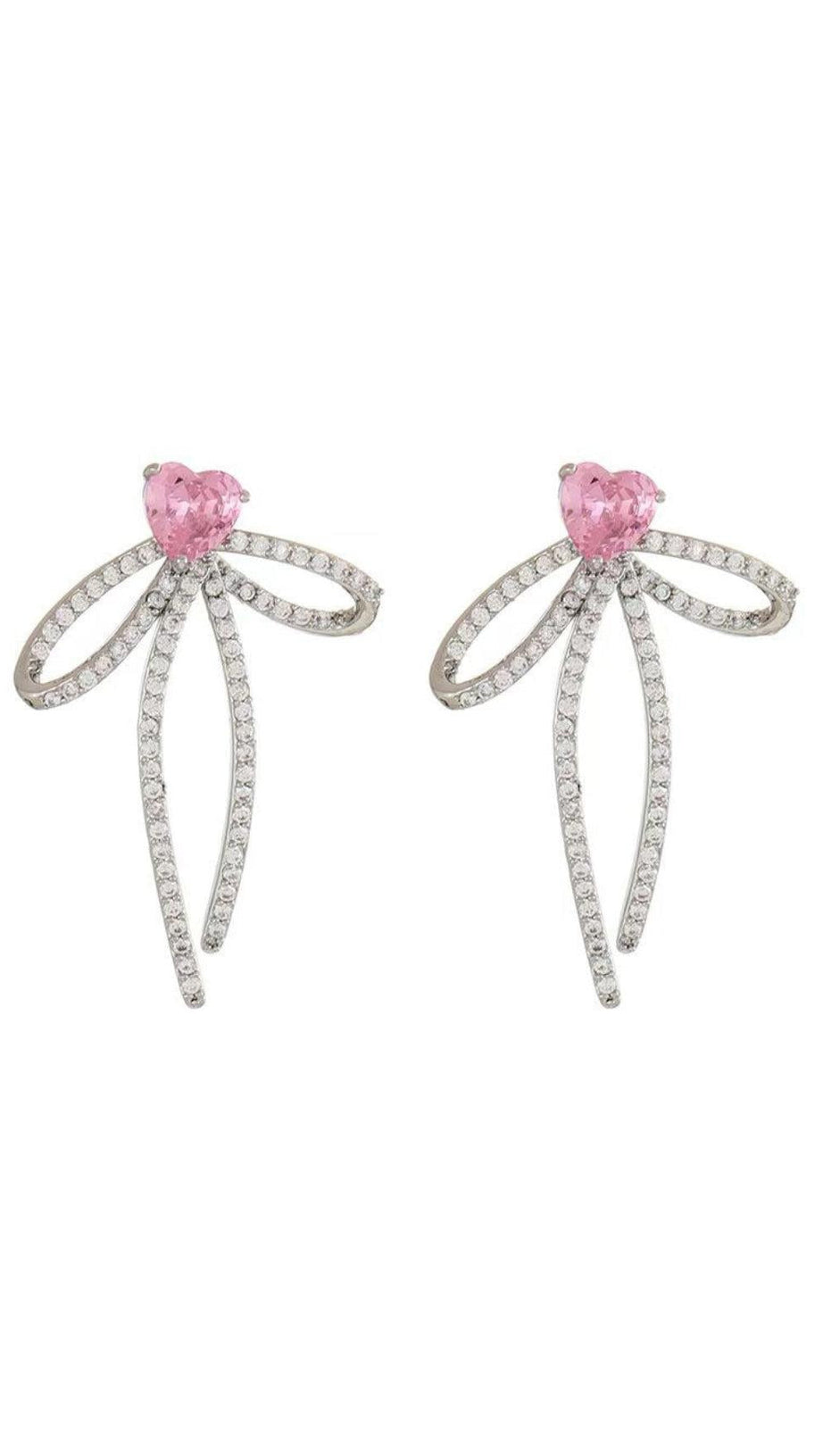 CRYSTAL BOWKNOT EARRINGS