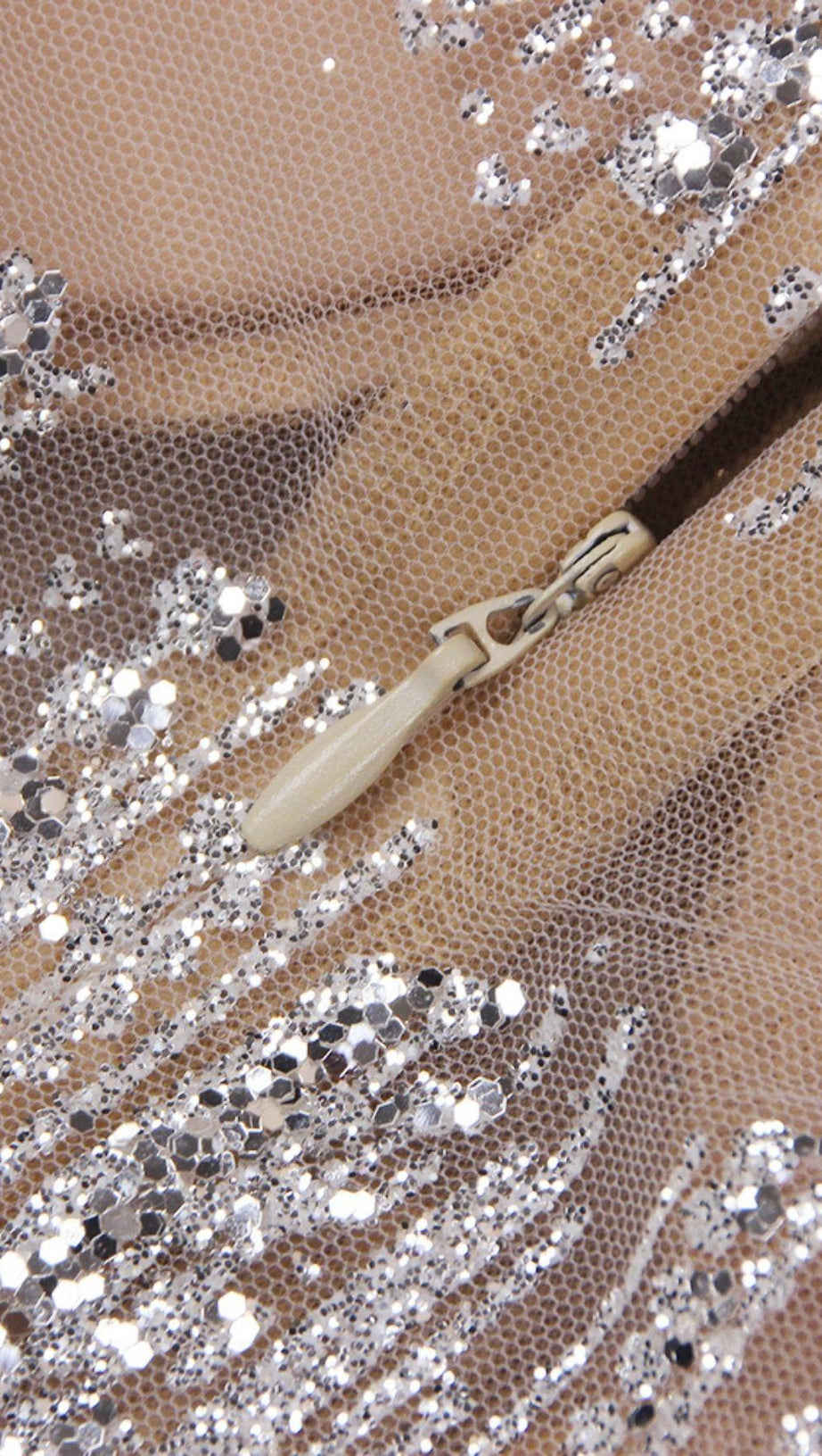 ABITO MIDI CON SOTTOVESTE E PAILLETTES