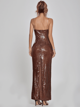 Lorelei Brown Sequin Dress