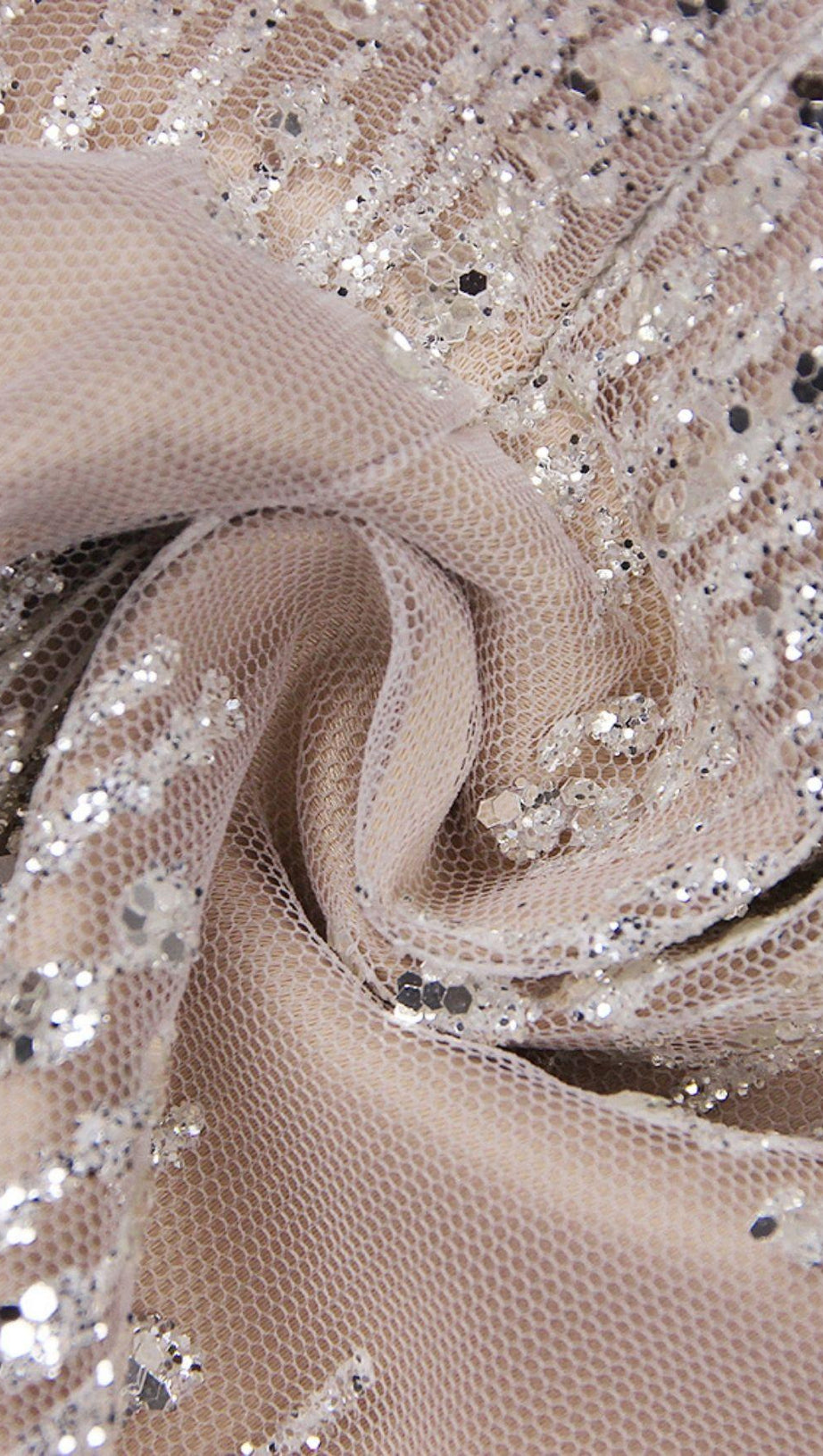 ABITO MIDI CON SOTTOVESTE E PAILLETTES