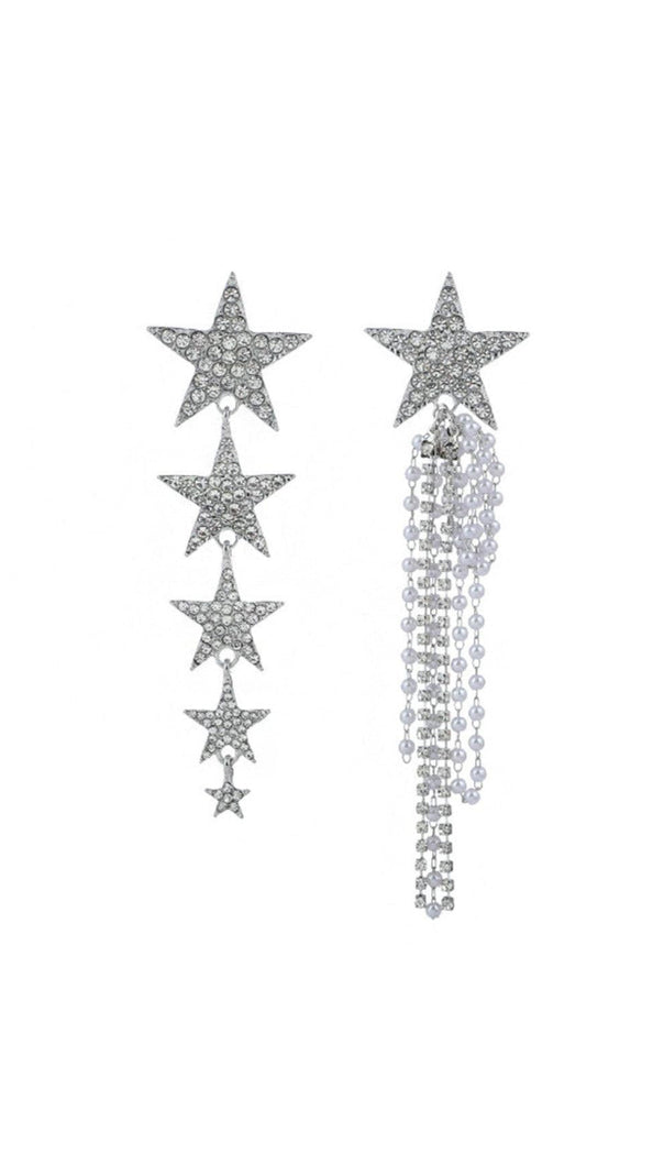 AIIZIE ASYMMETRICAL STAR EARRINGS - product image