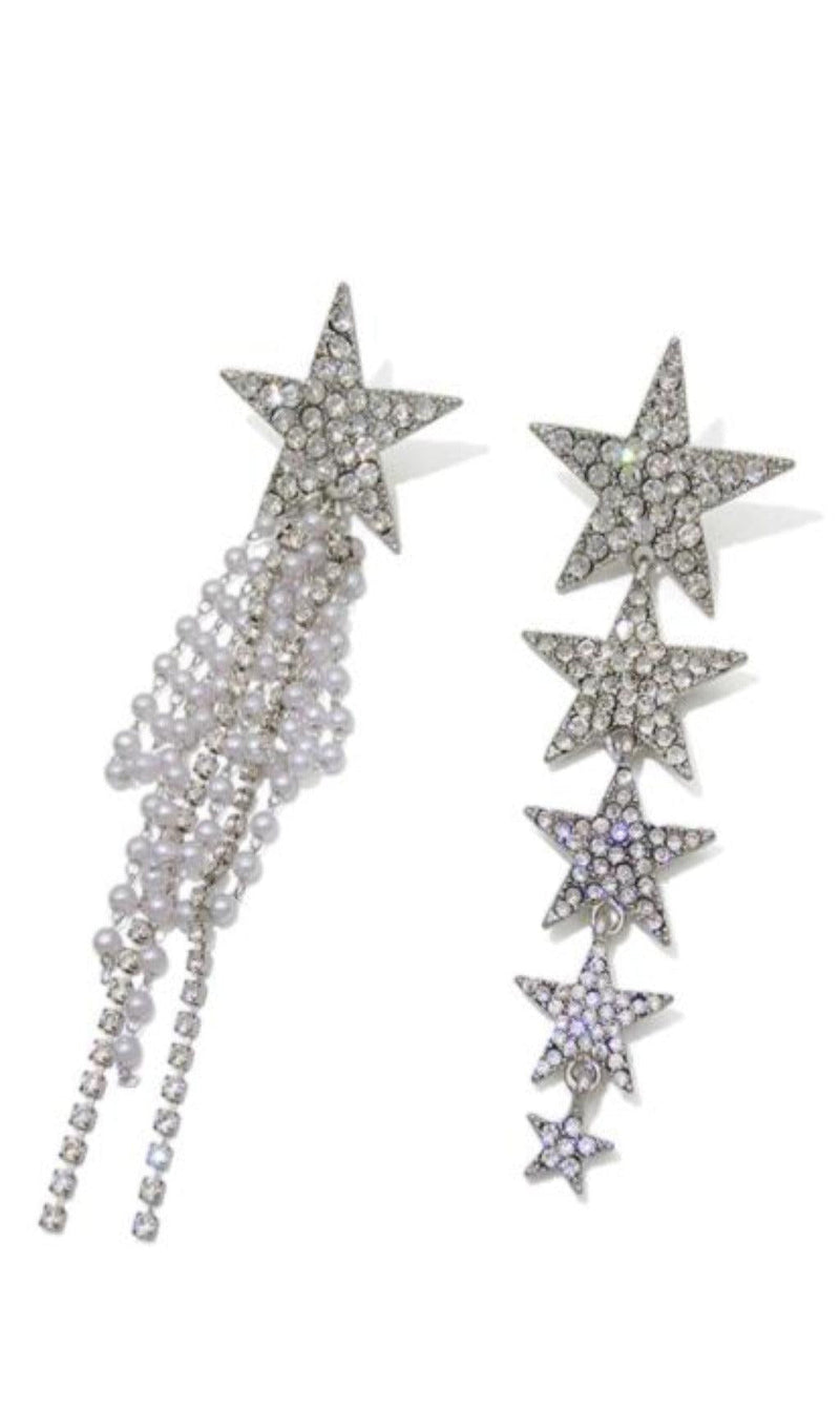 ASYMMETRICAL STAR EARRINGS