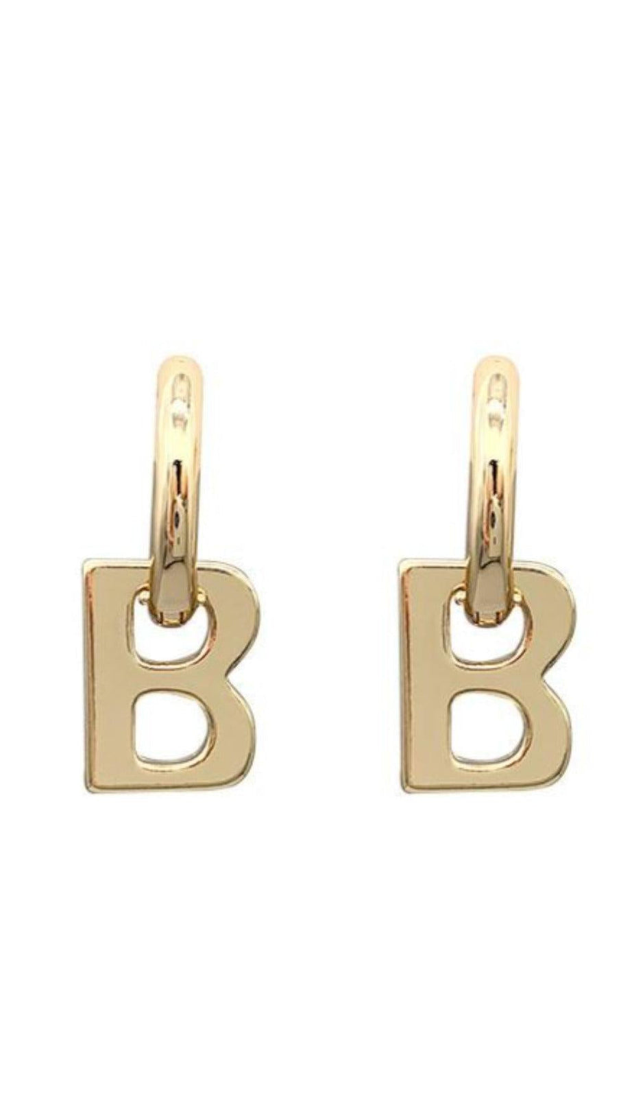 GOLDENE ABNEHMBARE OHRRINGE „B“