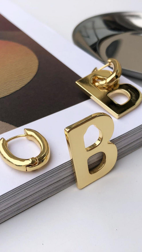 AIIZIE GOLD B DETACHABLE EARRINGS - product image