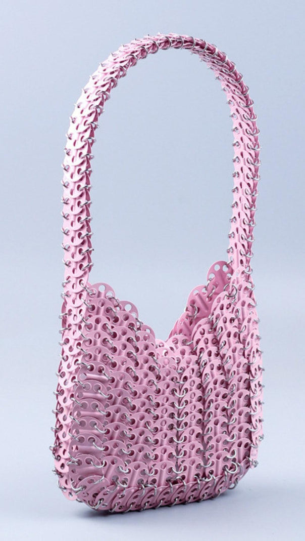 AIIZIE CHAINMAIL BAG IN PINK - product image