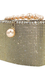 GOLD PEARL LUGGAGE HANDBAG