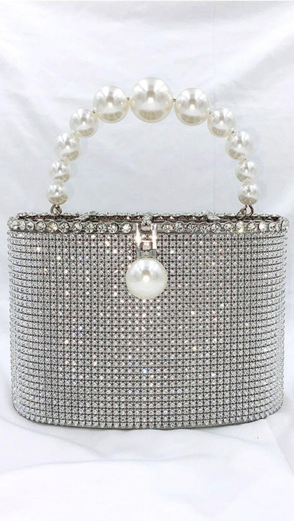 AIIZIE GOLD PEARL LUGGAGE HANDBAG - product image