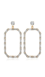 SQUARE DIAMONATE EARRINGS