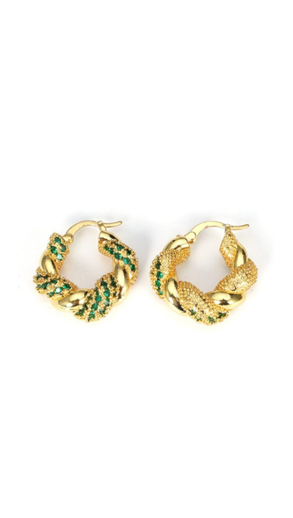 AIIZIE 18K GOLD VINTAGE GOLD EARRINGS - product image