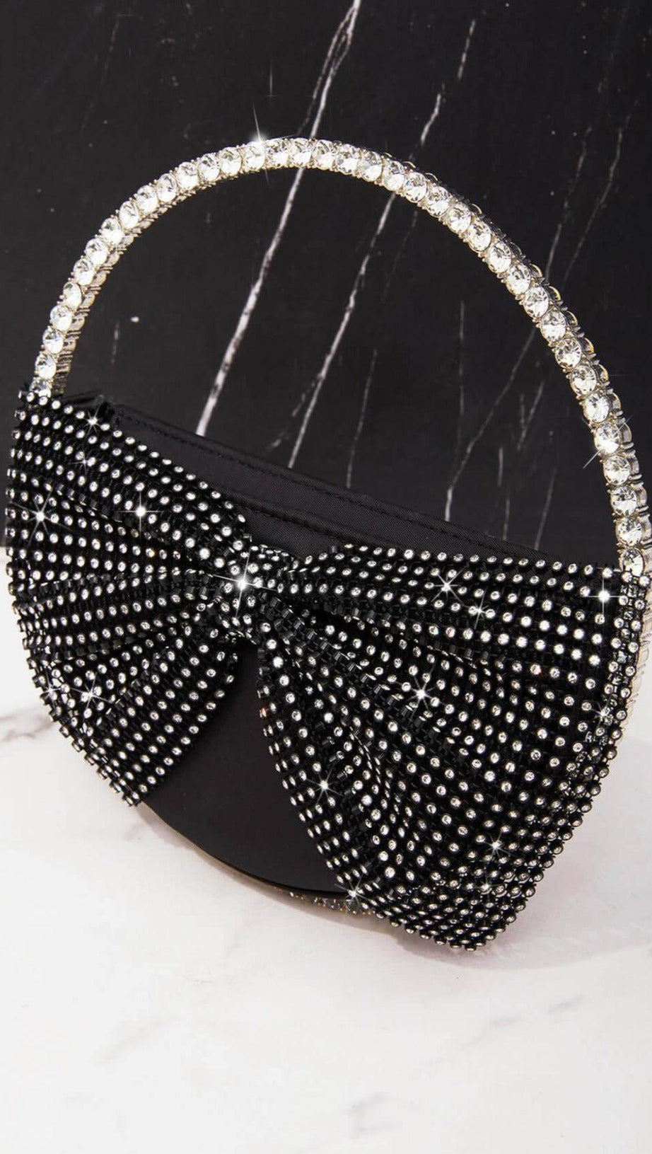 CRYSTAL BOW CLUTCH