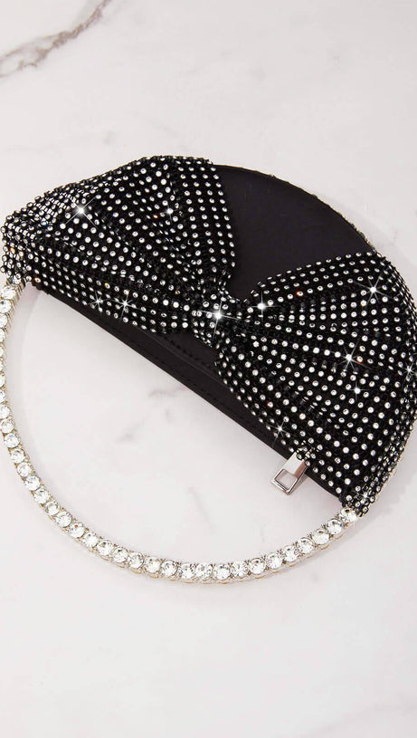 CRYSTAL BOW CLUTCH