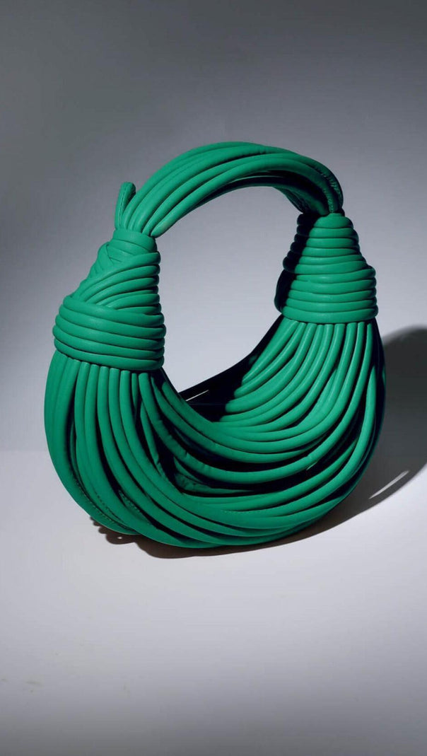 AIIZIE DOUBLE KNOT TOTE BAG IN GREEN - product image