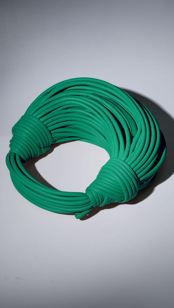 AIIZIE DOUBLE KNOT TOTE BAG IN GREEN - product image