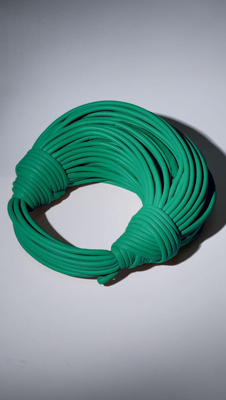 DOUBLE KNOT TOTE BAG IN GREEN