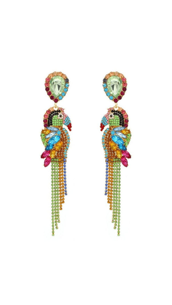 AIIZIE PARROT DIAMONATE EARRINGS - product image