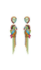 PARROT DIAMONATE EARRINGS