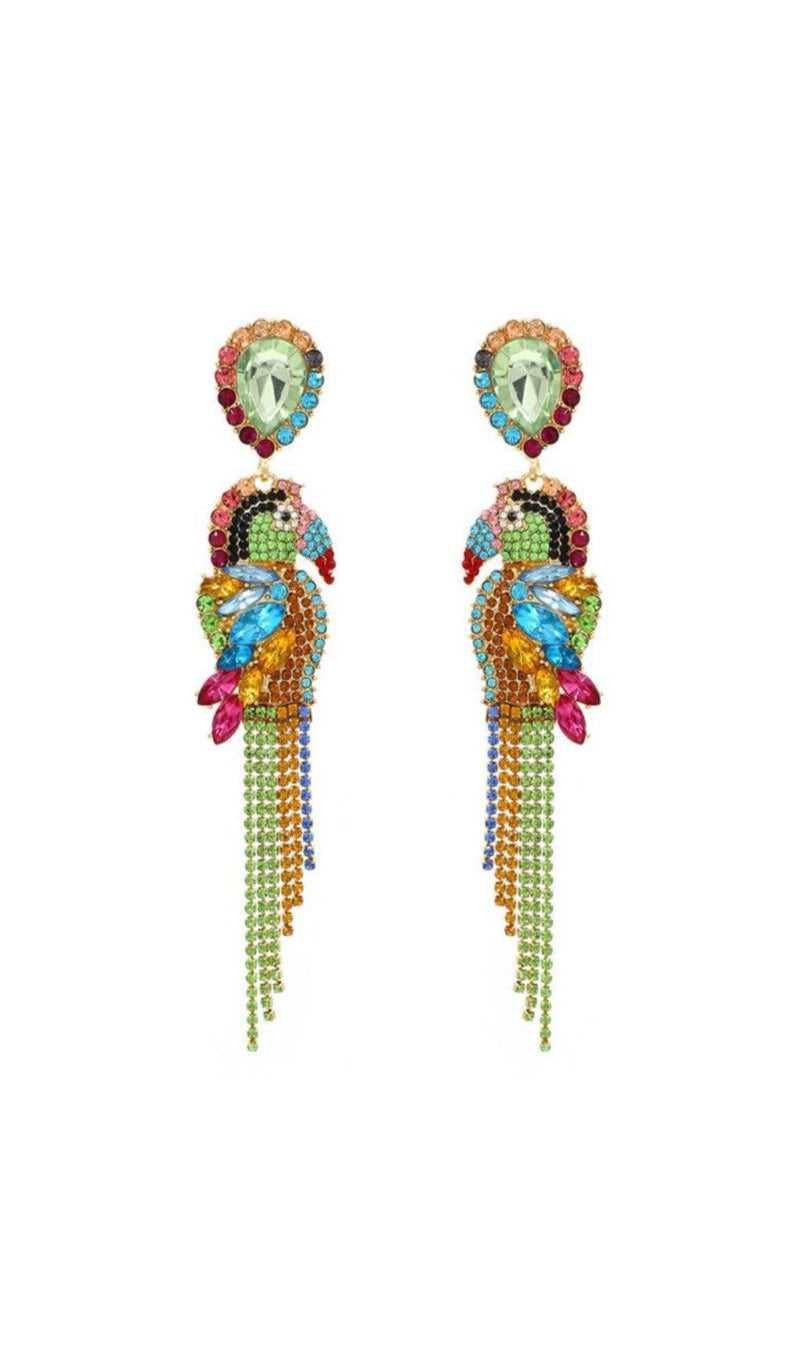 PARROT DIAMONATE EARRINGS