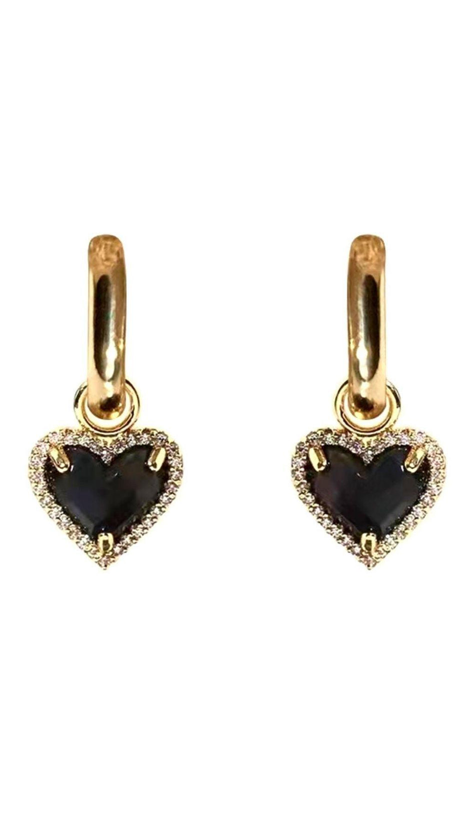 VINTAGE HEART SHAPED EARRINGS