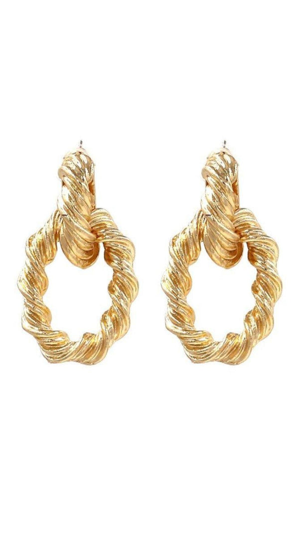 AIIZIE FASHION GOLDEN EARRINGS - product image