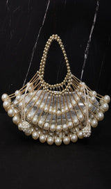 BRAIDED PEARL BAG