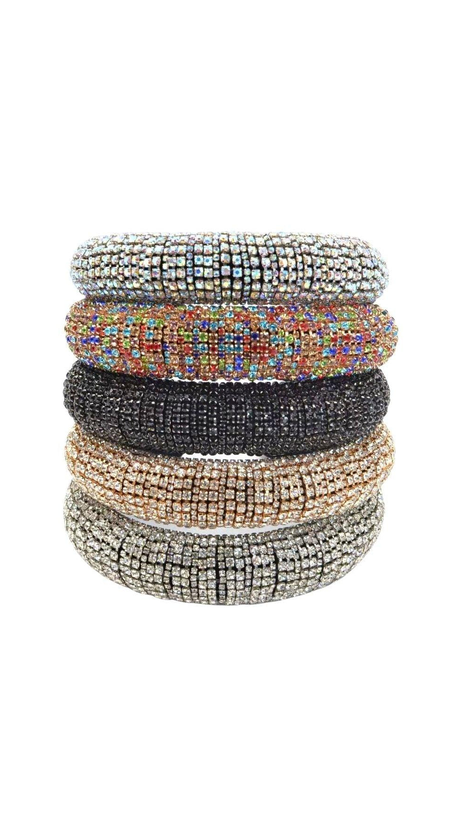 SCHWARZE KRISTALL-HAARSPANGE