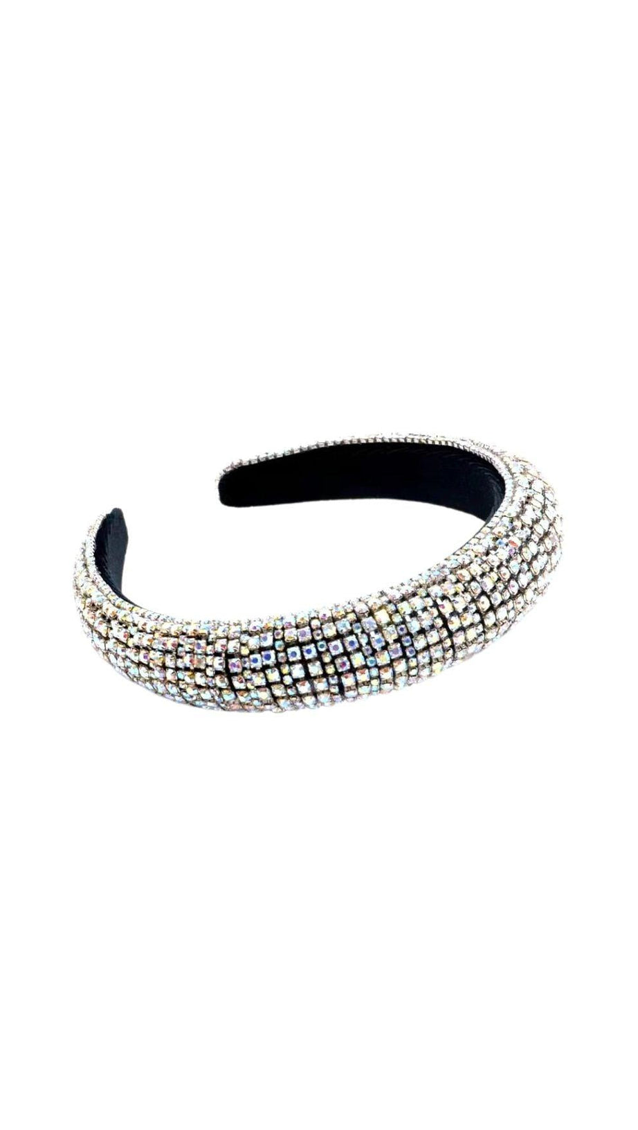 SLIVER CRYSATL HAIR CLASP