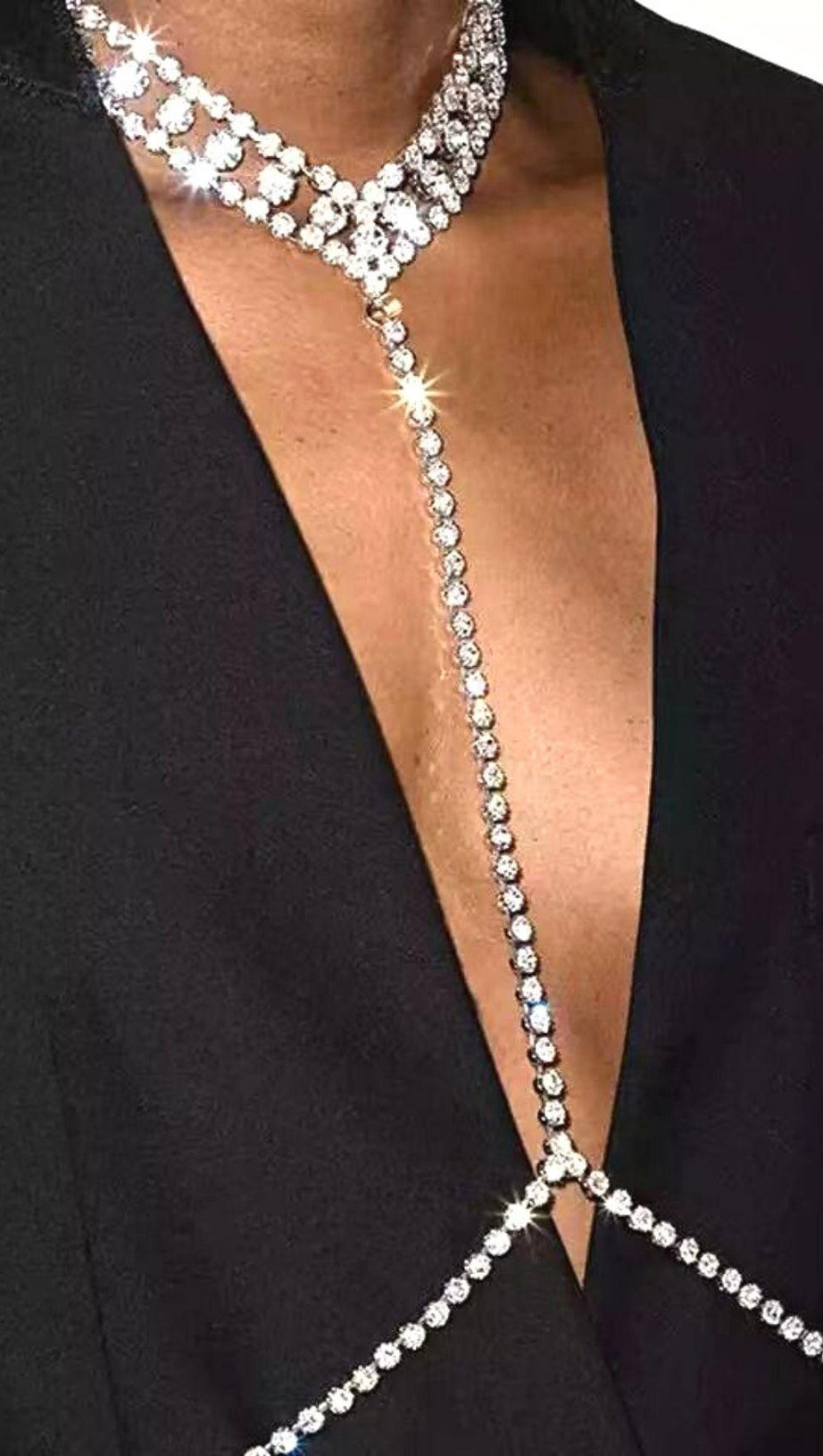 CRYSTAL BODY CHAIN