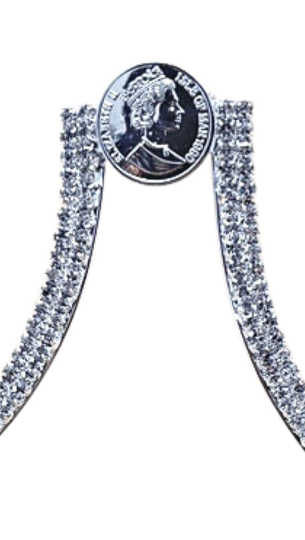 AIIZIE CRYSTAL COIN BODY CHAIN - product image