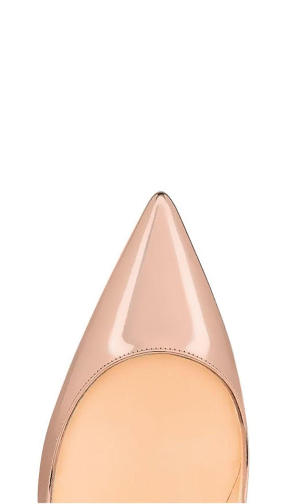 SCARPE CON TACCO A SPILLO ORO ROSA