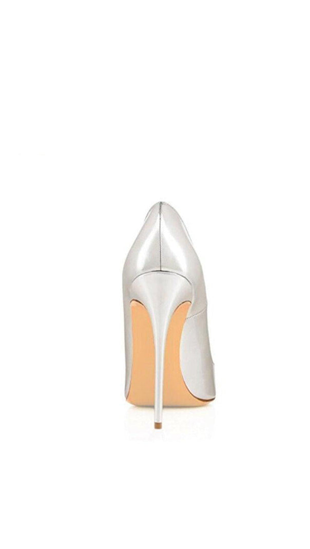 AIIZIE ROSE GOLD STILETTO HIGH HEEL SHOES - product image