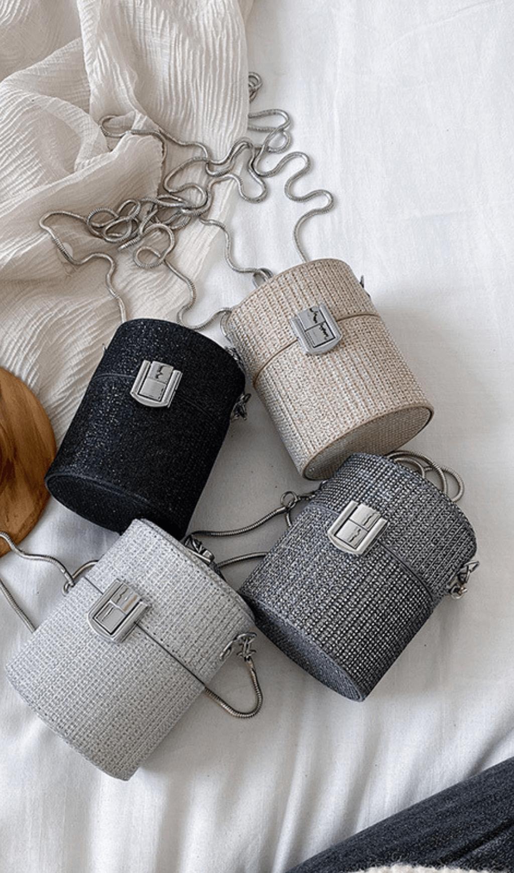 BORSA A SECCHIELLO - GRIGIA