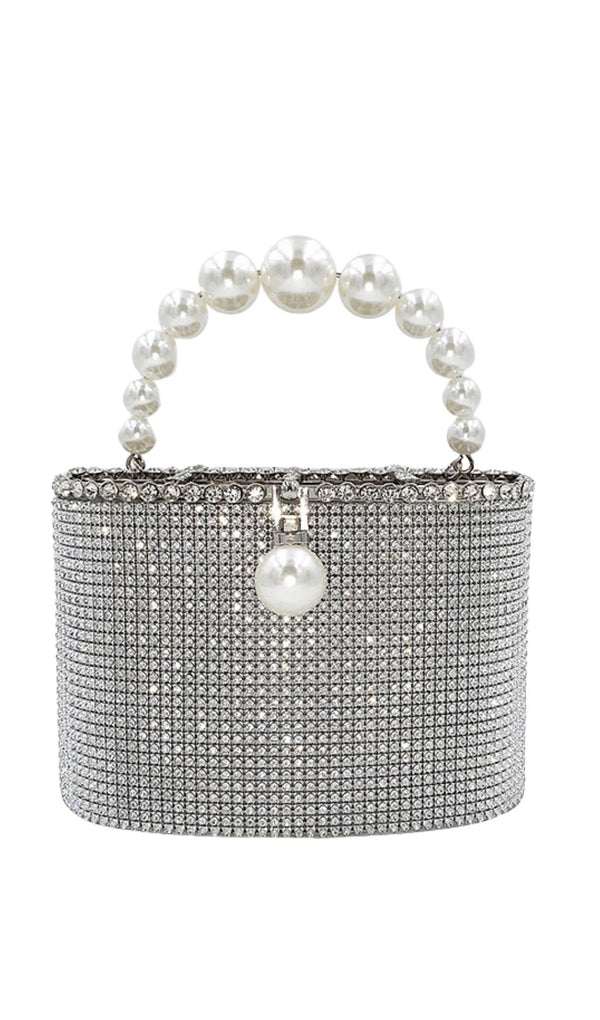 SLIVER PEARL LUGGAGE HANDBAG