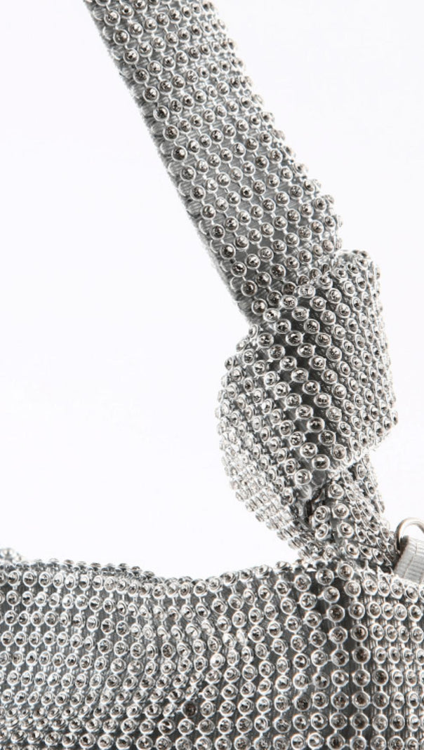 AIIZIE CRYSTAL HANDBAG - SLIVER - product image