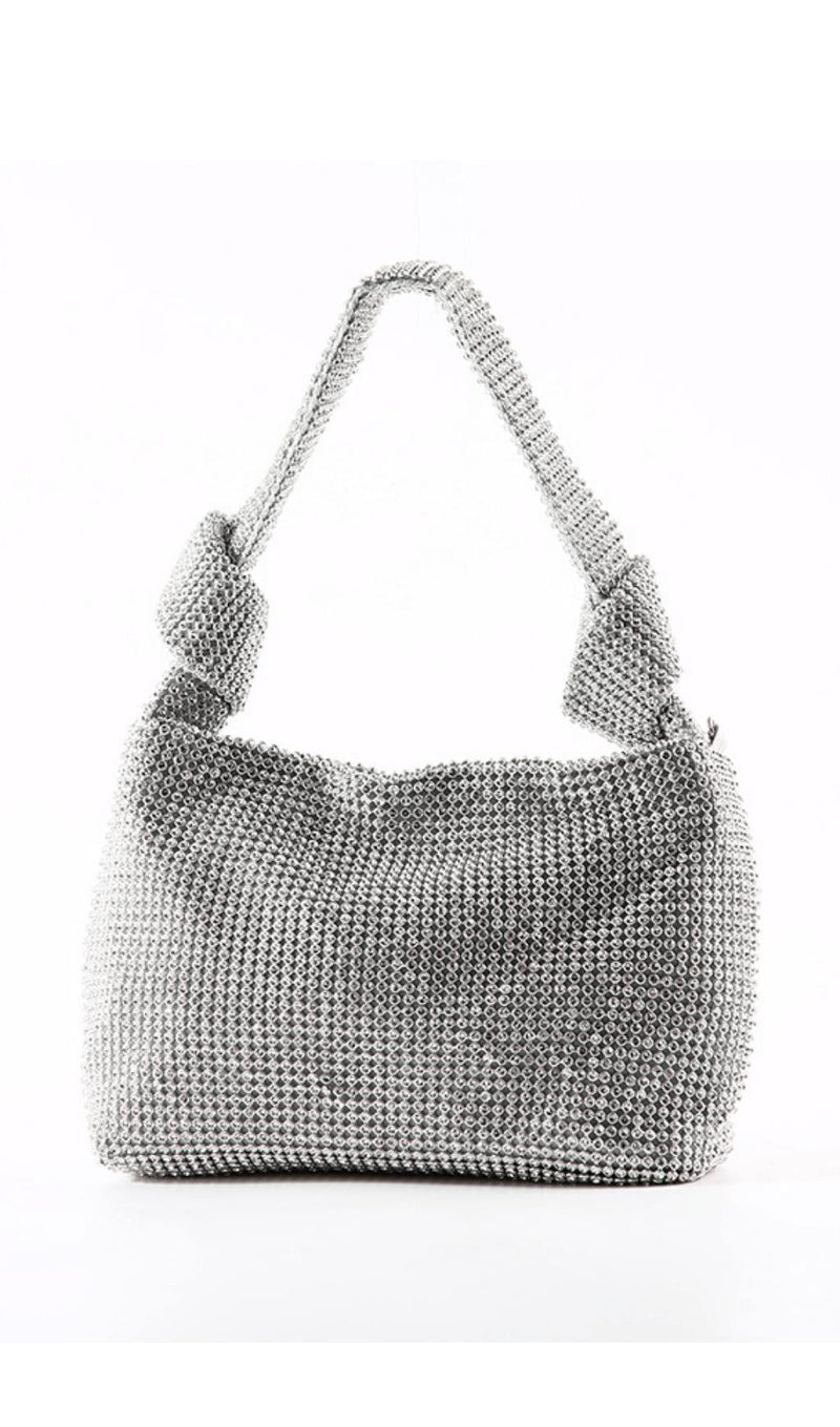 CRYSTAL HANDBAG - BLACK