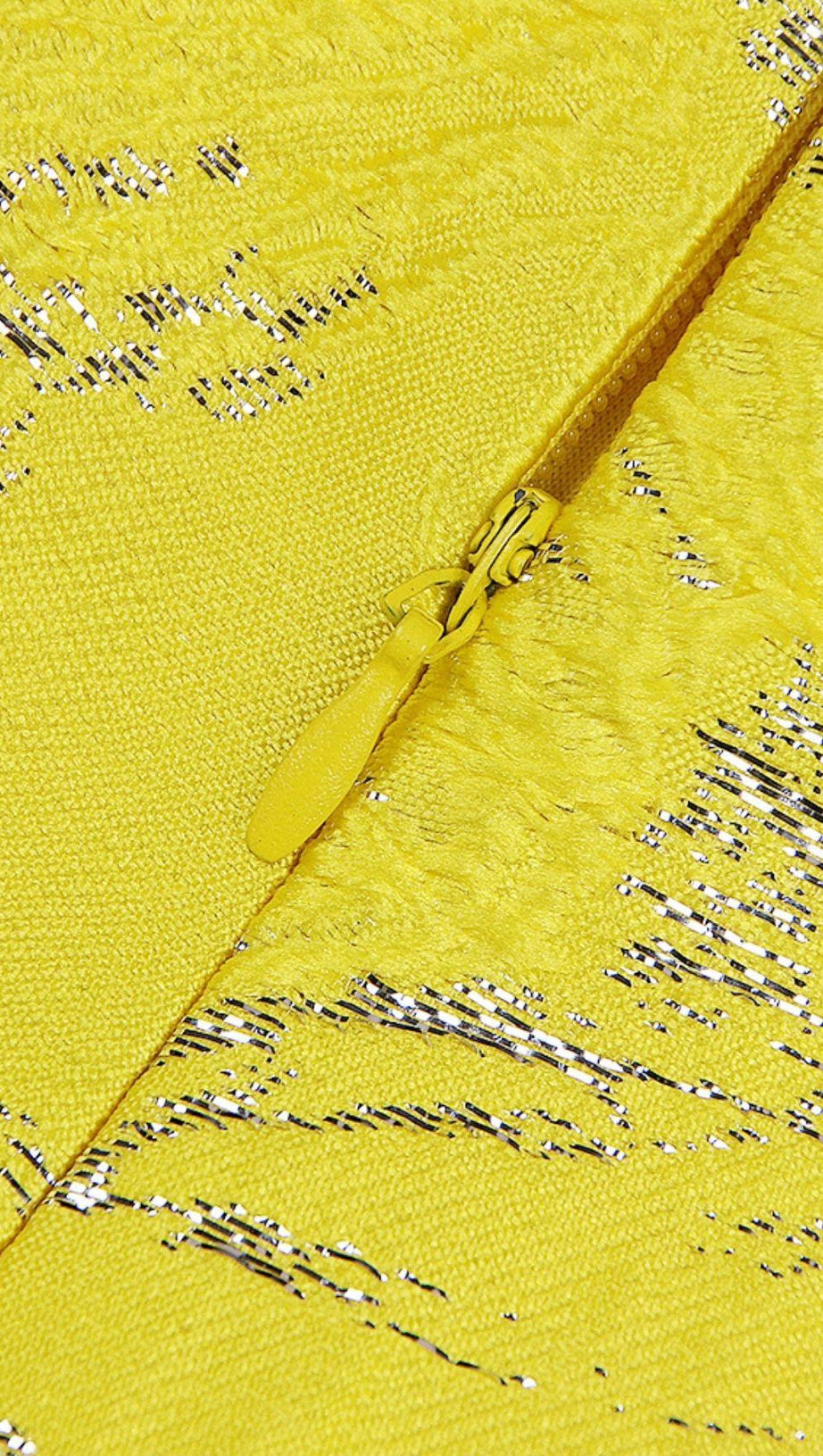 JACQUARD TWO PIECE SET IN YELLOW