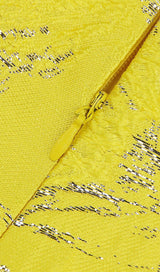 JACQUARD TWO PIECE SET IN YELLOW