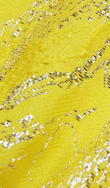 JACQUARD TWO PIECE SET IN YELLOW